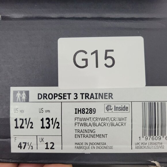 NEW Adidas Dropset 3 Trainer Mens Size 12.5 Running Sneakers  7CT - Picture 14 of 14